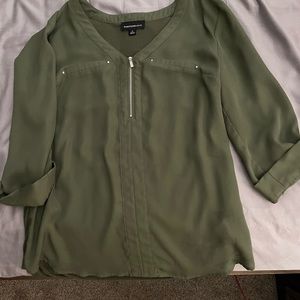 Olive Green Blouse created by fortune ivy size M
